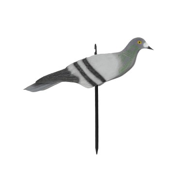 Garden and home decoration plastic simulation animal used pigeon decoys with steel ground stake